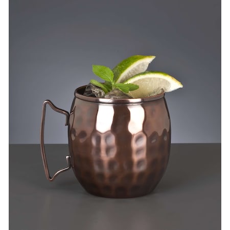 World Tableware World Tableware 14 oz. Hammered Moscow Mule Mug, PK12 MM-100